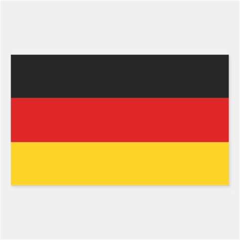 German Flag Sticker | Zazzle