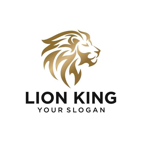 Lion Head Logo Design Template 7619542 Vector Art at Vecteezy