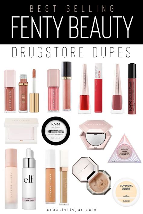 Best Selling Fenty Beauty Drugstore Dupes - Creativity Jar