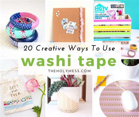 20 Creative Ways to Use Washi Tape | Ways to use washi tape, Washi tape ...