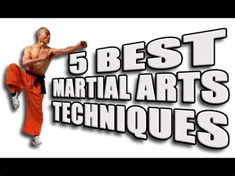 Top 5 Best Martial Arts Techniques - YouTube