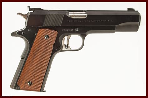 COLT 1911 GOLD CUP NATIONAL MATCH 45ACP USED GUN INV 213618