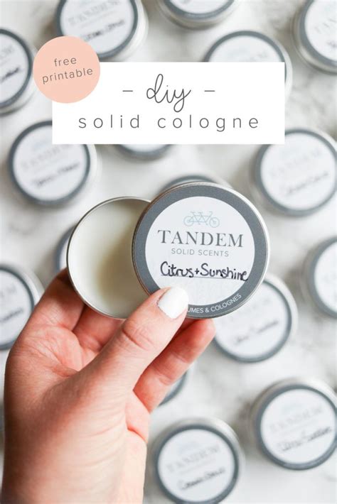 DIY Solid Perfumes & Colognes + Free Printable! - mikyla | Solid ...