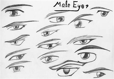 How to Draw Eyes Anime Boy Easy - Martin Bleffir