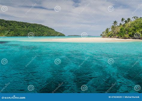 White Sand Beaches in the Kingdom of Tonga Stock Photo - Image of blue ...