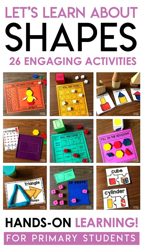 2D and 3D Shapes Activities Updated! - A Kinderteacher Life