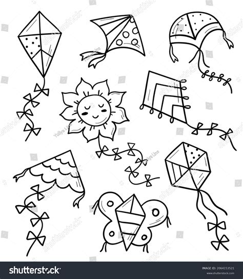 3,222 Kite Flying Drawing Images, Stock Photos & Vectors | Shutterstock