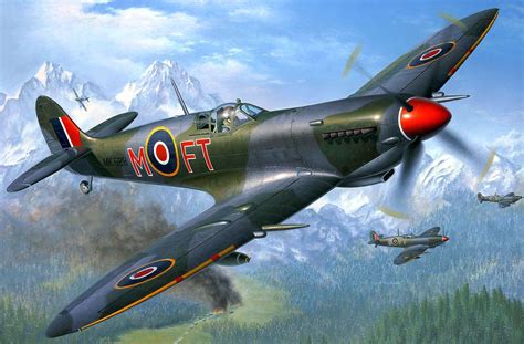 Supermarine Spitfire Mk IX by Egbert Friedl | Avion de chasse, Guerre ...