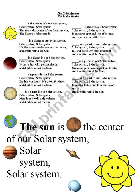 Image de Systeme solaire: Solar System Song We Are The Planets Big And ...