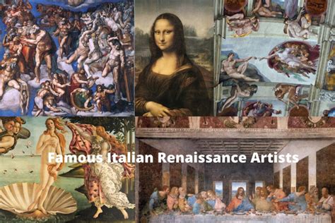 11 Most Famous Italian Renaissance Artists - Artst