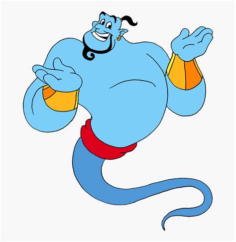 Genie Image - Genie Aladdin Cartoon Png, Transparent Png - kindpng