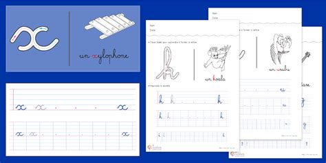 Apprendre à écrire l’alphabet en minuscule à imprimer | Feuille d ...