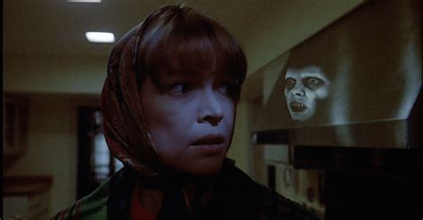 In The Exorcist (1973) this face pops up for a few frames when Chris ...