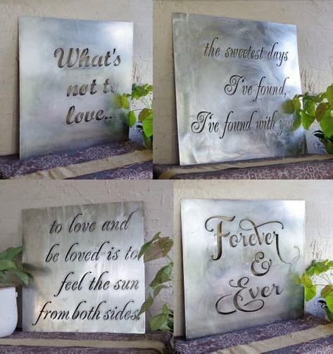 Custom Metal Quote Sign and Sayings, Inspirational Personalized Sign ...