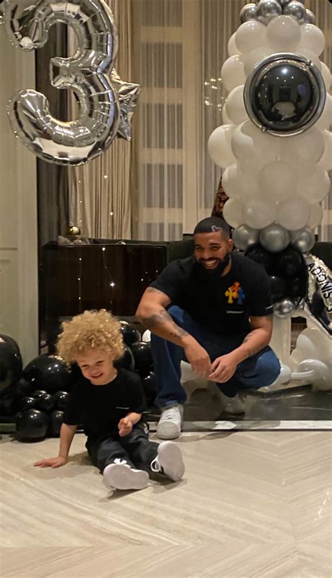 Drake & Sophie Brussaux Celebrate Son Adonis' 3rd Birthday!: Photo ...