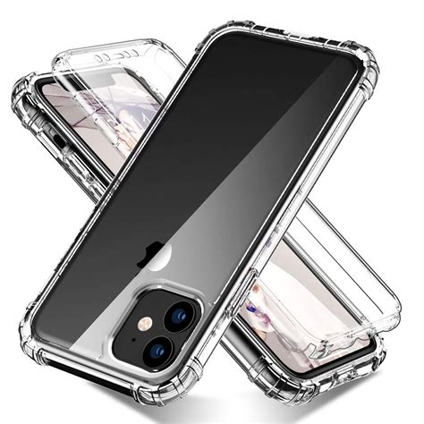 iPhone 11 Clear Case, Dteck Full Body Protection [Built in Screen ...