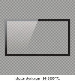 16x9 Lcd Monitor Set Vector Illustrations: เวกเตอร์สต็อก (ปลอดค่า ...