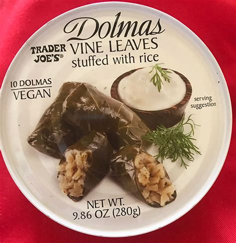 Trader Joe’s DOLMAS stuffed grape leaves | Trader Joe’s Rants & Raves ...