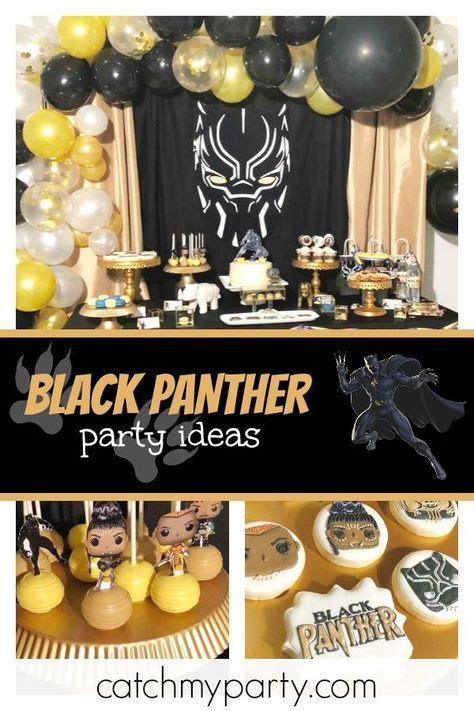 Black Panther / Birthday "Malik's 8th Wakanda Black Panther Party ...