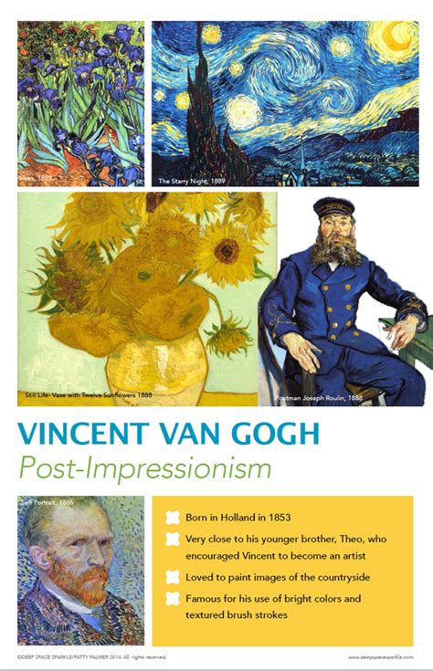 Van Gogh Art Poster - Deep Space Sparkle