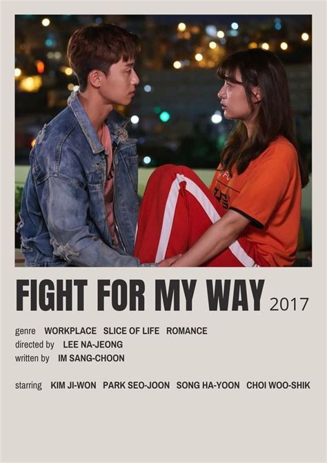 Fight For My Way Polaroid Poster | Korean drama songs, Korean drama ...