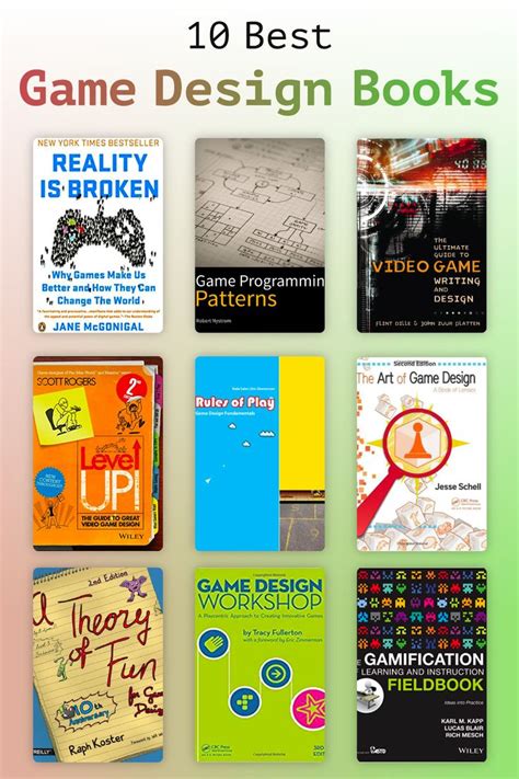 10 Best Game Design Books | Game design books, Book design, Best design ...