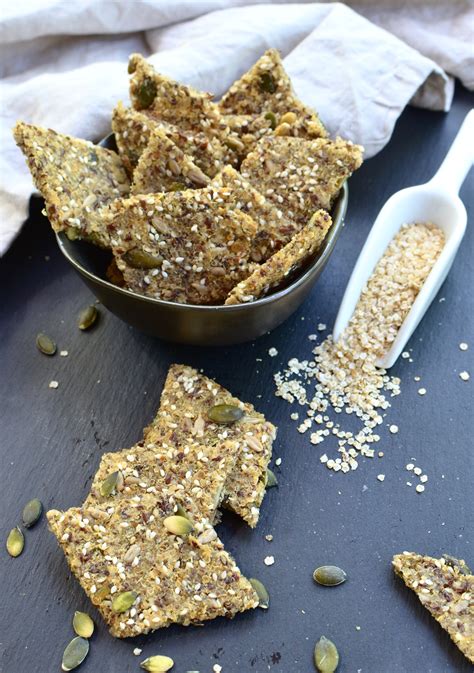 Quinoa Flakes And Multi Seeds Crackers {Gluten Free} | Chocolate & Quinoa