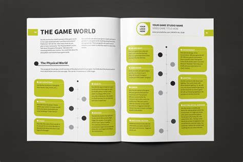 ArtStation - Game Design Document Template | Tutorials