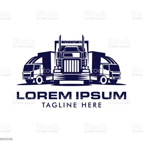 Truck Logo Vector Illustration Good For Mascot Or Logo For Freight ...