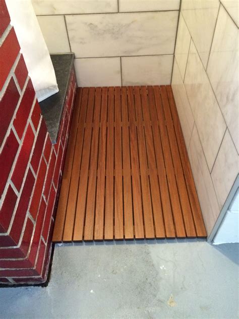 Teak bath mat. | Teak bath, Teak bathmat, Custom woodworking