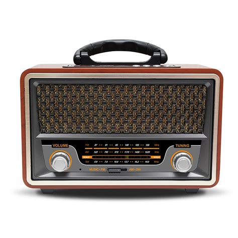 2021 Newest Retro Desktop Radio Vintage Fm Am Sw Multi-band Wooden ...