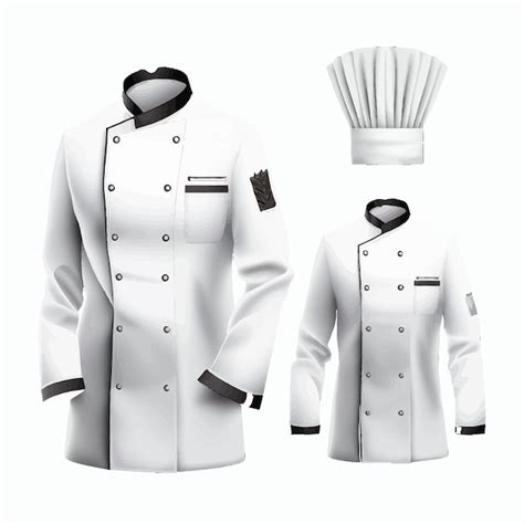 Premium Vector | Chef uniforms Isolated on background Cartoon vector ...