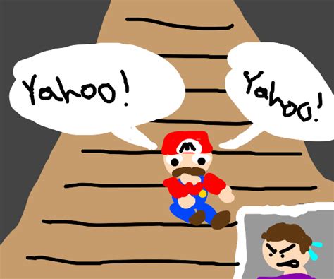 super mario 64 speedrun - Drawception