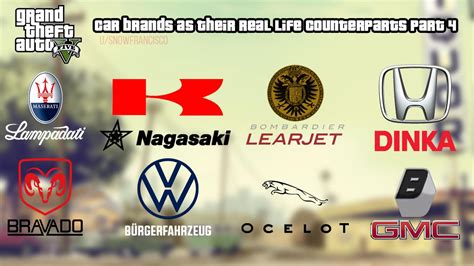 GTA V car brands as their real life counterparts part 4 : r/gtaonline