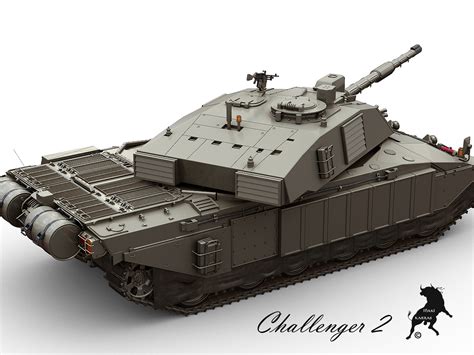 3d challenger tank