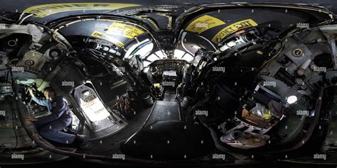 360° view of The cockpit of a Handley Page Victor aircraft. PHOTO ...