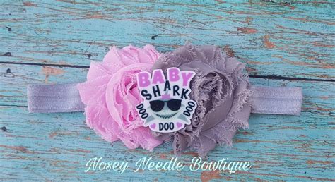 Baby shark headband baby shark baby shark gift baby shark | Etsy