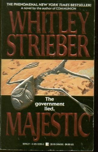 Majestic: Whitley Strieber | Book worms, Novels, Books