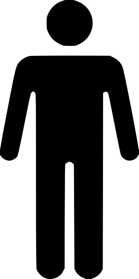 Human Body Svg Png Icon Free Download - Transparent Male Toilet Sign ...