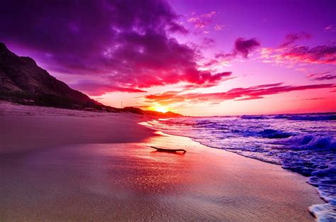 Beautiful Beach Sunset - wallpaper. | Sunset wallpaper, Beach sunset ...