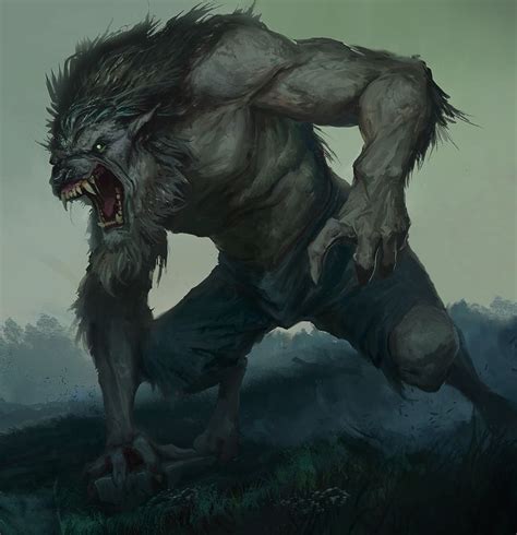 Awatar Ulryka | Werewolf, Werewolf art, Werewolf drawing