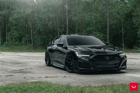 New Acura TLX Type S Is So Dark It Looks Like a Shadow - autoevolution