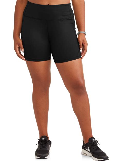 Women's Plus Active Circuit Shorts 7 inch inseam - Walmart.com