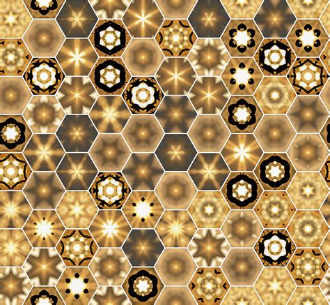 Hexagon Pattern for Apparels Digital Art by Tin Tran - Fine Art America