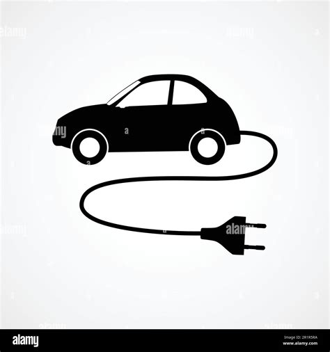 Electric Car Symbol Stock Vector Image & Art - Alamy