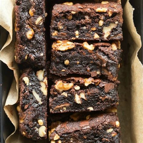 Walnut Brownies {Keto, Vegan, Paleo} - The Big Man's World