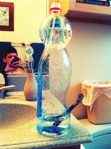 One of my semi-successful homemade bongs. Maybe someone will be ...