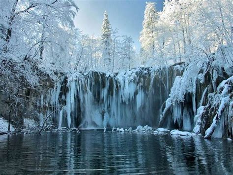 Plitvice Lakes in Winter | Plitvice lakes national park, Plitvice lakes ...