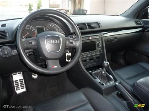 Black Interior 2008 Audi A4 2.0T quattro S-Line Sedan Photo #48491935 ...