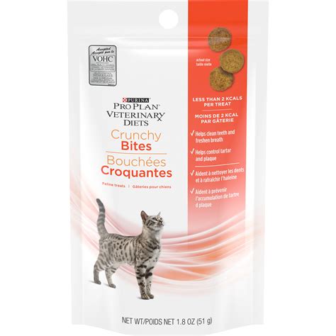 Purina Pro Plan Veterinary Diets Crunchy Bites Cat Treats, 1.8 oz ...